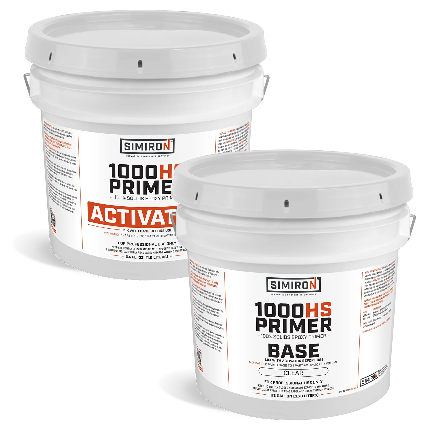 1000HS CLEAR PRIMER 1.5 GAL KIT