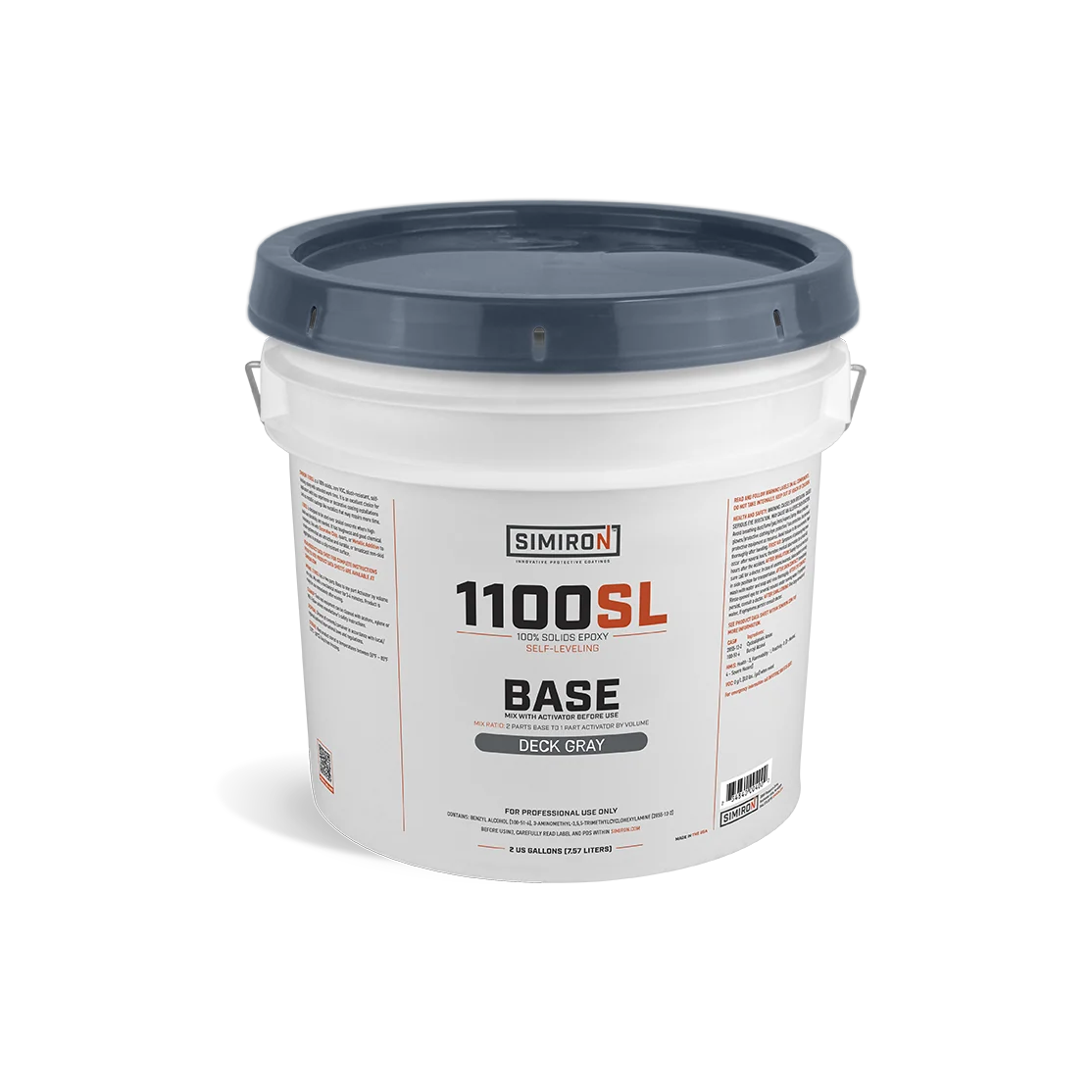 1100SL CLEAR 2 GAL BASE ONLY, view 2