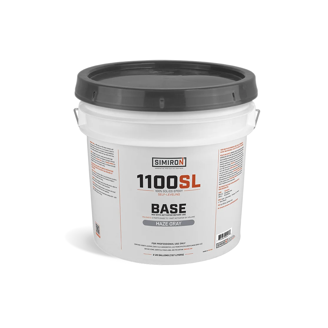 1100SL CLEAR 2 GAL BASE ONLY, view 3