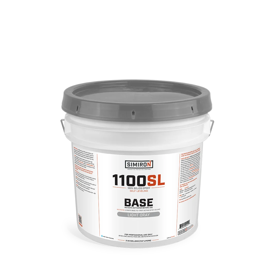 1100SL CLEAR 2 GAL BASE ONLY, view 4