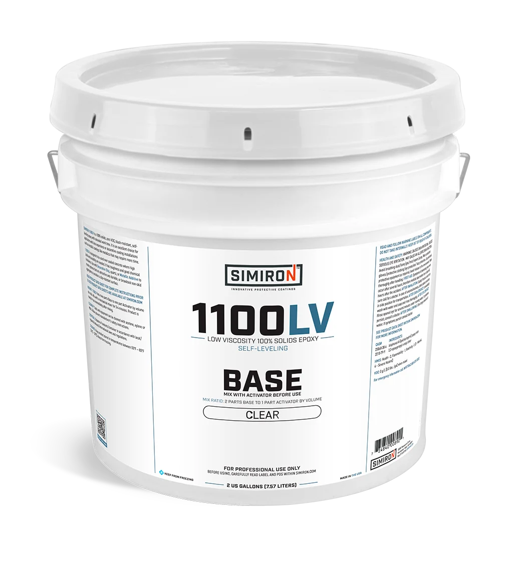 1100LV LOW VISCOSITY CLEAR BASE 2 GAL