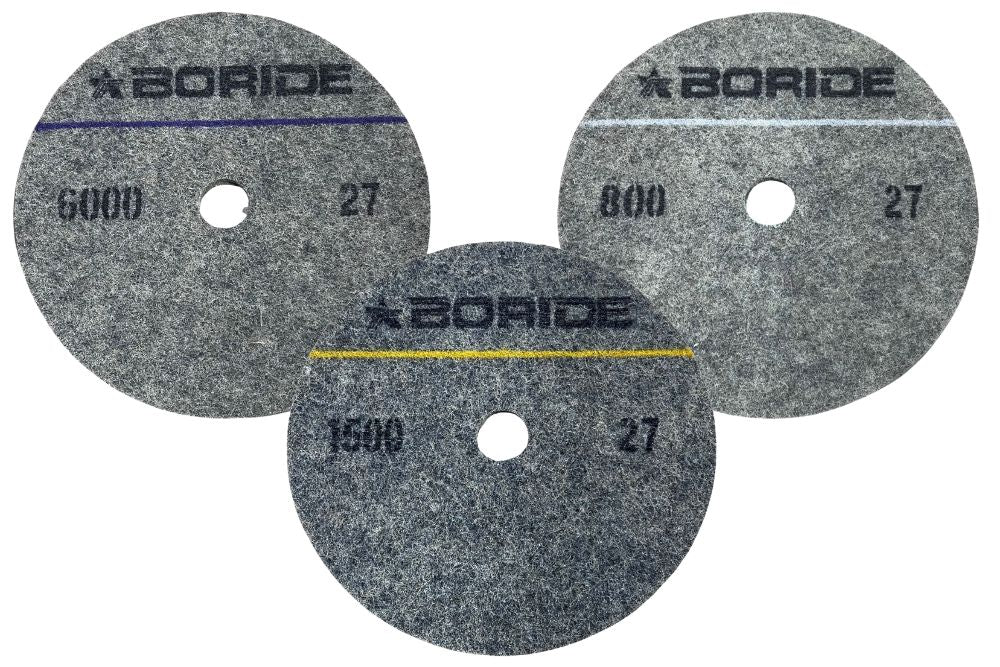 Blue Star Diamond - 27" Burnishing Pads - 800 Grit