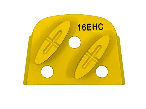 Elite Series - 16 Grit Double Segment Yellow Extremely Hard Concrete