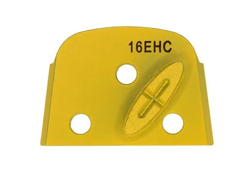 Elite Series - 16 Grit Single Segment Yellow Extremely Hard Concrete
