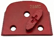 Elite Series - 25 Grit Single Segment Red Medium Concrete