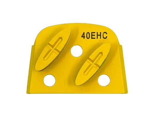 Elite Series - 40 Grit Double Segment Yellow Extremely Hard Concrete