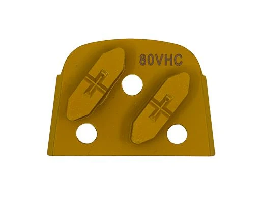 Elite Series - 80 Grit Double Segment Gold Hard Concrete