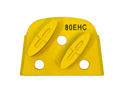 Elite Series - 80 Grit Double Segment Yellow Extremely Hard Concrete