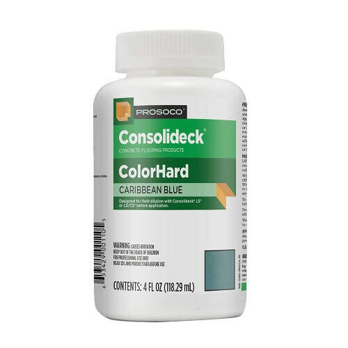 Consolideck ColorHard Caribbean Blue, Each 4 ounce