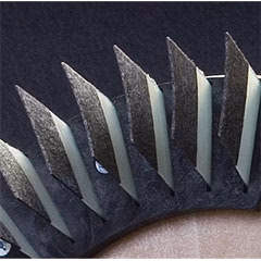 REPLACMENT BLADES - CONCRETE POLYBLADE BLACK - 100